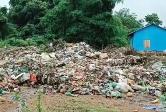 Belonia : Dumping Station in terrible condition without boundary wall, locals are suffering massively